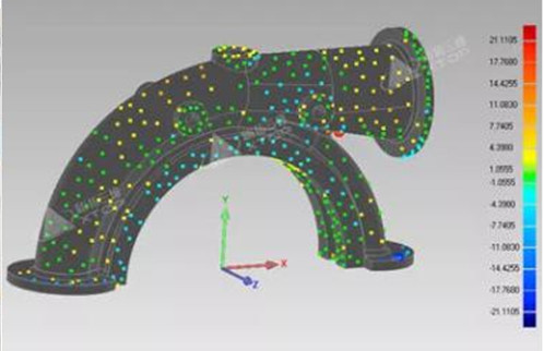 大型铸件三维光学测量应用